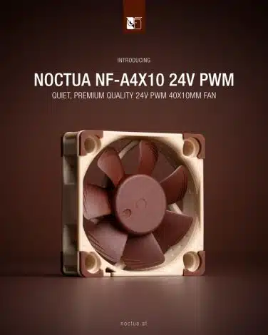 Imagen promocional del Noctua NF-A4x10 24V PWM